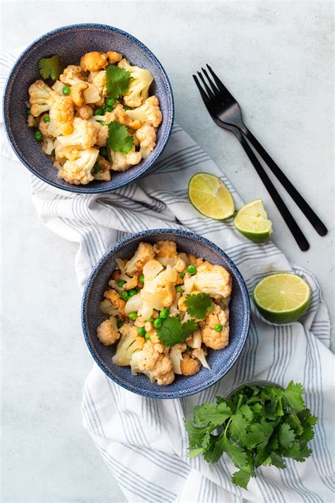 vegan bloemkool curry